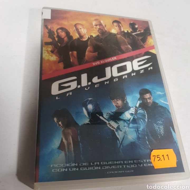 Cinema: V72 g.i. Joe la venganza -DVD PROCEDENTE VIDEOCLUB MUCHO USO