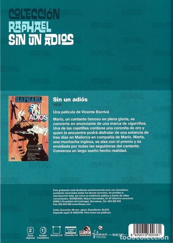 Cine: SIN UN ADIOS RAPHAEL - Foto 2