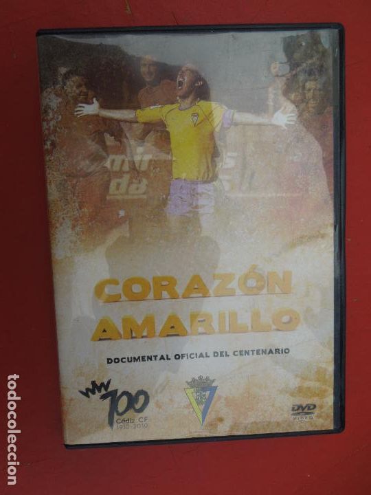 Cinema: CADIZ CF , CORAZON AMARILLO , DOCUMENTAL OFICIAL DEL CENTENARIO - 1910-2010 DVD