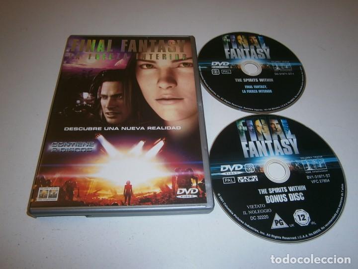 Cine: FINAL FANTASY LA FUERZA INTERIOR DVD EDICION DOS DVDS