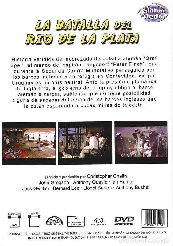 Cine: LA BATALLA DEL R&Iacute;O DE LA PLATA JOHN GREGSON - Foto 2
