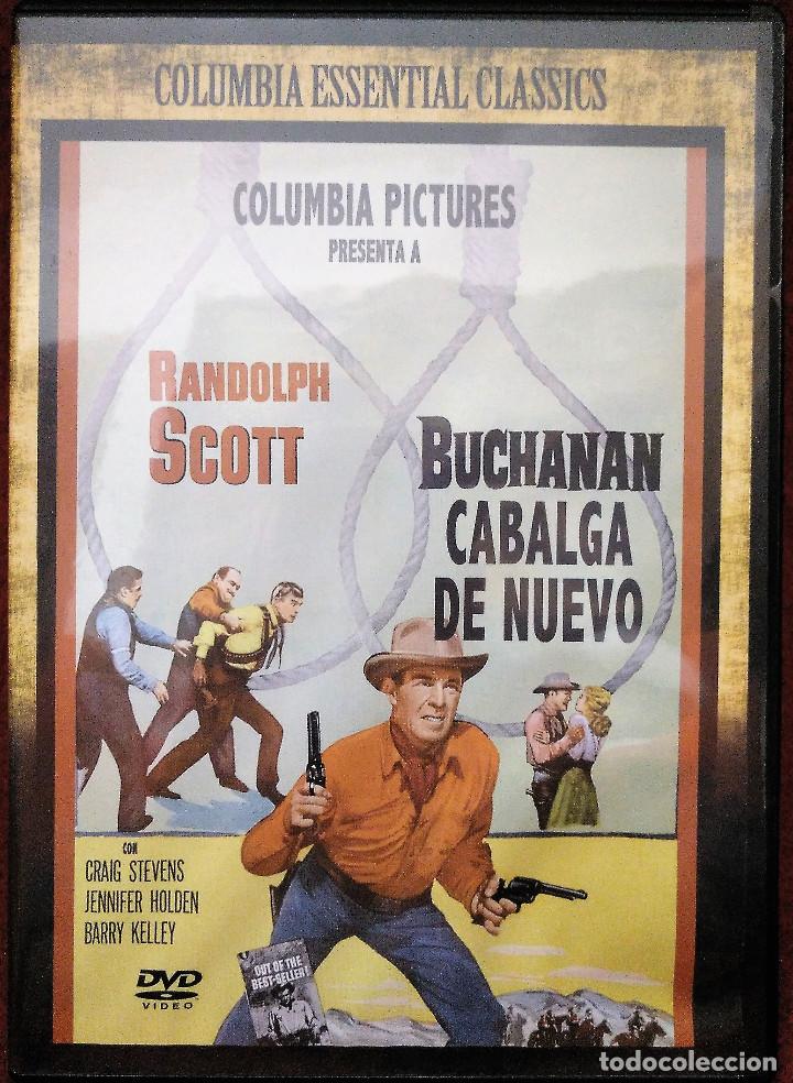 Cin&eacute;ma: Buchanan cabalga de nuevo. Randolph Scott
