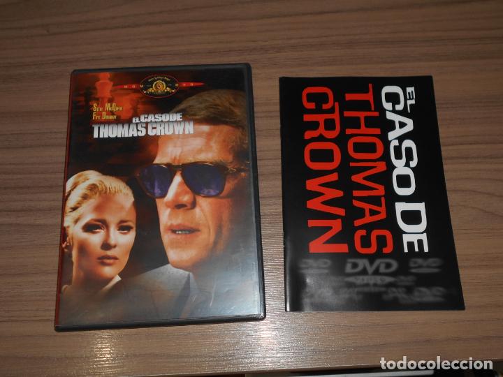Cinema: EL CASO de THOMAS CROWN Edicion Especial DVD + LIBRO 8 Pag. STEVE McQUEEN Faye Dunaway COMO NUEVA