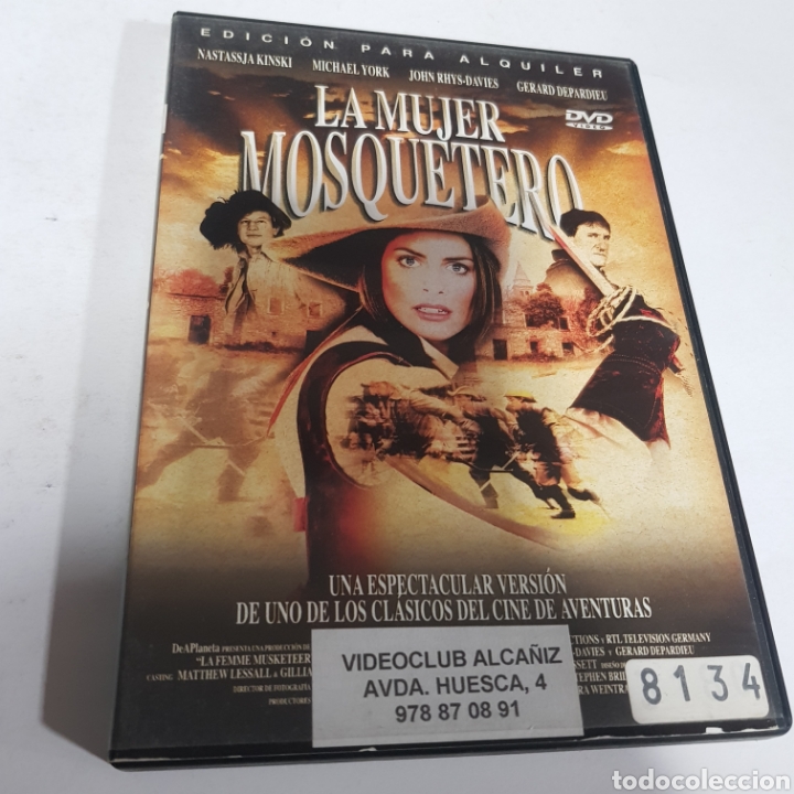 Cinema: V124 la mujer mosquetero -DVD VIDEOCLUB MUCHO USO