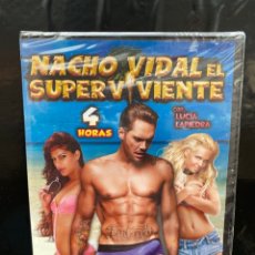Cinema: DVD ADULTOS NACHO VIDAL EL SUPERVIVIENTE CON LUCÍA LAPIEDRA.. Lote 335799113