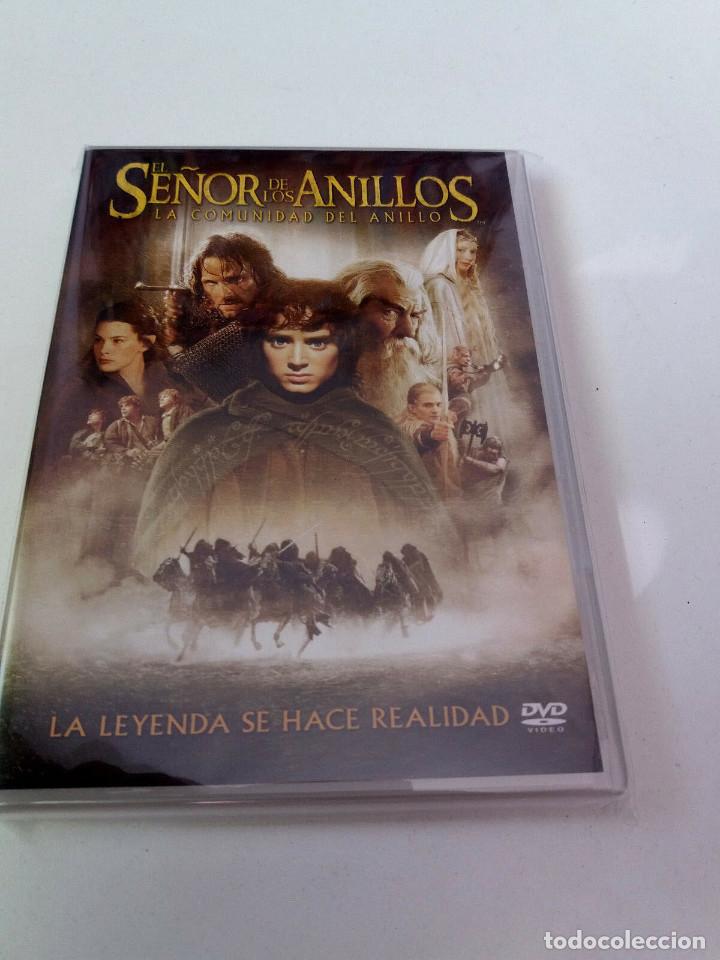 Kino: DVD &rdquo;EL SE&Ntilde;OR DE LOS ANILLOS LA COMUNIDAD DEL ANILLO&rdquo; 2DVD COMO NUEVO PETER JACK