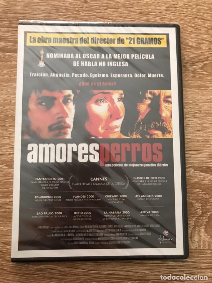 Cine: Amores perros - DVD PRECINTADO formato slim (caja fina)
