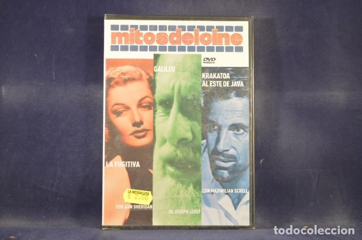 Cine: LA FUGITIVA / GALILEO / KRAKATOA AL ESTE DE JAVA - DVD - Foto 1