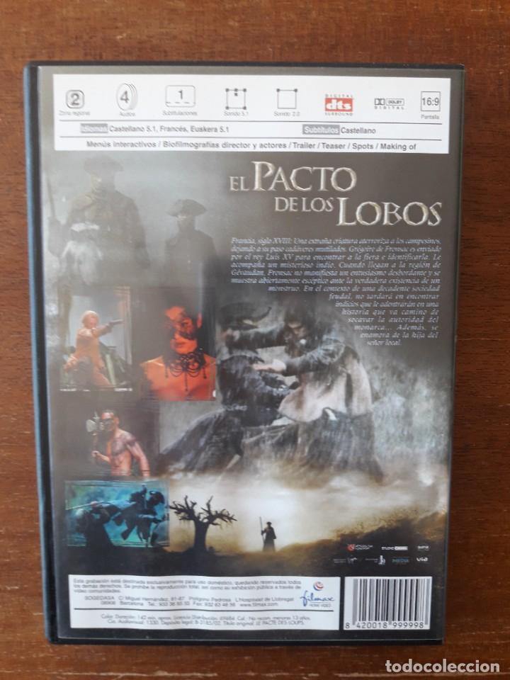 Cine: EL PACTO DE LOS LOBOS DVD - Foto 2