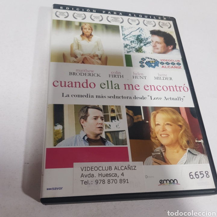 Cinema: V118 cuando ella me encontr&oacute; - DVD PROCEDENTE VIDEOCLUB