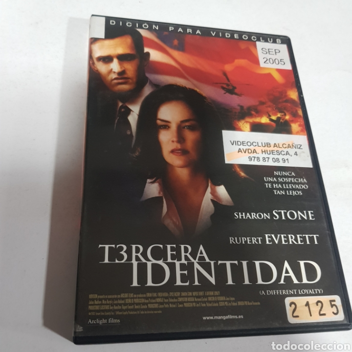 Cinema: V99 tercera identidad - DVD PROCEDENTE VIDEOCLUB