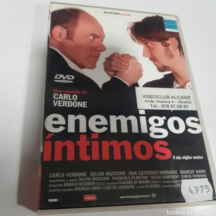 Cin&eacute;ma: V28 enemigos &iacute;ntimos- DVD PROCEDENTE VIDEOCLUB