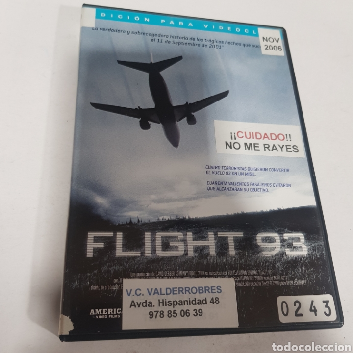 Cin&eacute;ma: V123 flight 93 - DVD PROCEDENTE VIDEOCLUB