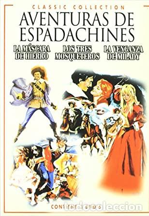 Cine: Triple Pack &rdquo;Aventuras De Espadachines&rdquo; 1:La Mascara De Hierro+Los Tres Mosqueteros+La Venganza De M