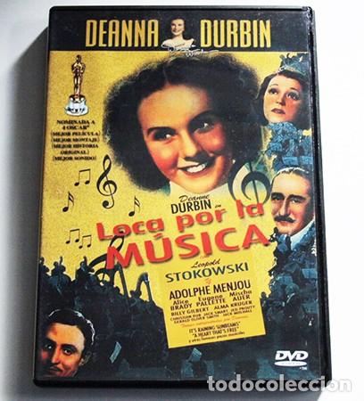 Cinema: LOCA POR LA M&Uacute;SICA DVD PEL&Iacute;CULA DEANNA DURBIN MENJOU 100 DESA. CONCERTISTAS KOSTER STOKOWSKI CL&Aacute;SICA