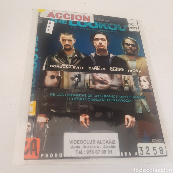 Cinema: PL 45 the lookout -DVD VIDEOCLUB PLASTIFICADO SIN CAJA