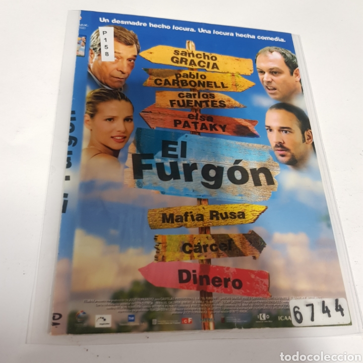 Cinema: PL 158 el furg&oacute;n -DVD VIDEOCLUB PLASTIFICADO SIN CAJA MUCHO USO