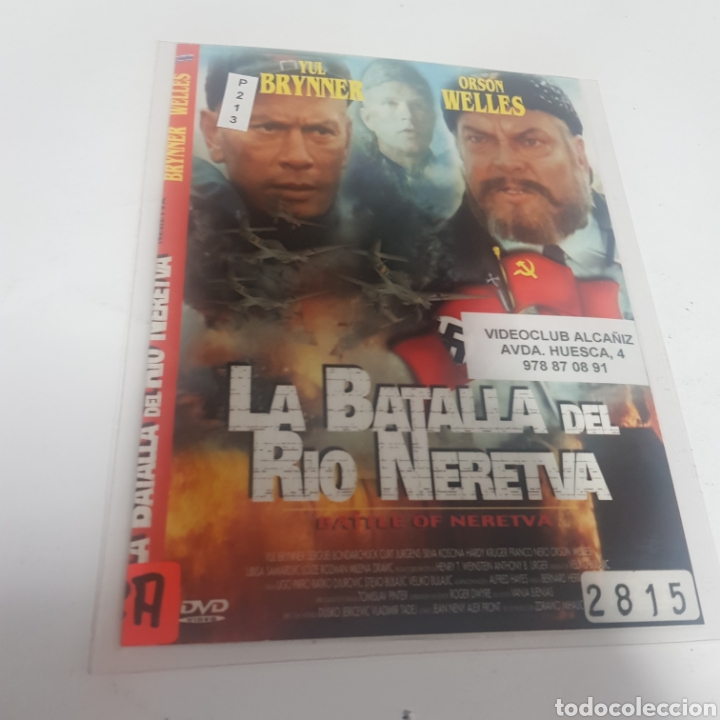 Cinema: PL 213 la batalla del rio Neretva -DVD VIDEOCLUB PLASTIFICADO SIN CAJA MUCHO USO
