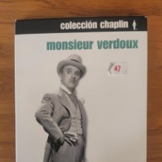 Cine: MONSIEUR VERDOUX CHARLES CHAPLIN DVD. Lote 340756748