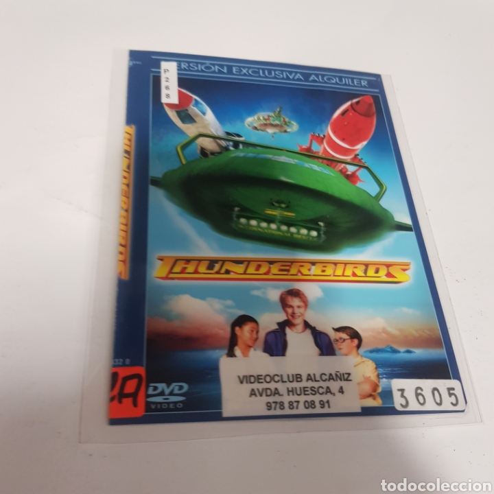 Kino: PL 268 Thunderbirds -DVD VIDEOCLUB PLASTIFICADO SIN CAJA MUCHO USO