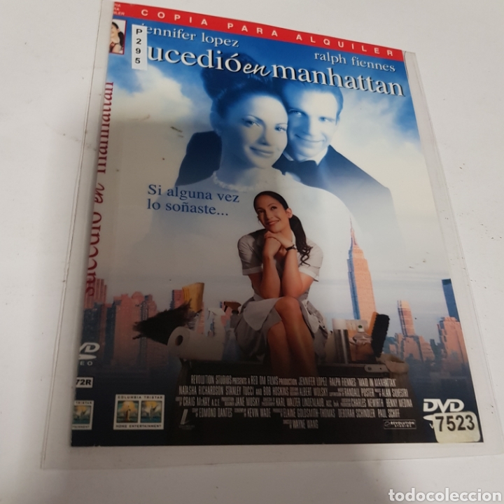 Cinema: PL 295 sucedi&oacute; en Manhattan -DVD VIDEOCLUB PLASTIFICADO SIN CAJA MUCHO USO
