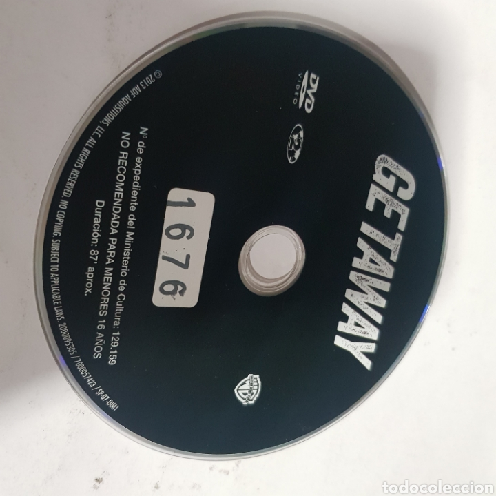 Cine: SD 1185 getaway -SOLO DISCO DVD