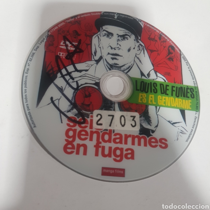 Kino: SD&nbsp; 1221 seis gendarmes en fuga -SOLO DISCO DVD