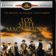 Cine: LOS SIETE MAGNÍFICOS - DVD EDICIÓN ESPECIAL - JOHN STURGES - WESTERN - YUL BRYNNER, STEVE MCQUEEN. Lote 341752383