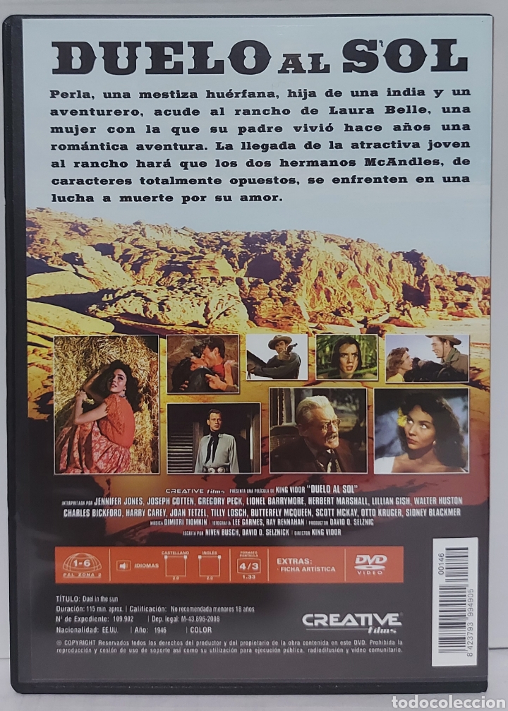 Cine: Duelo al Sol (Dvd slim) - Foto 2