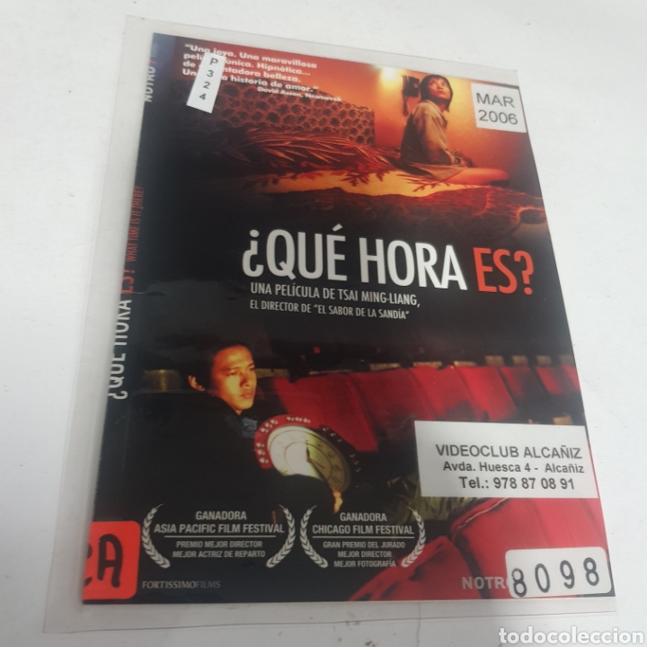 Cine: PL 324 qu&eacute; hora es -DVD VIDEOCLUB PLASTIFICADO SIN CAJA