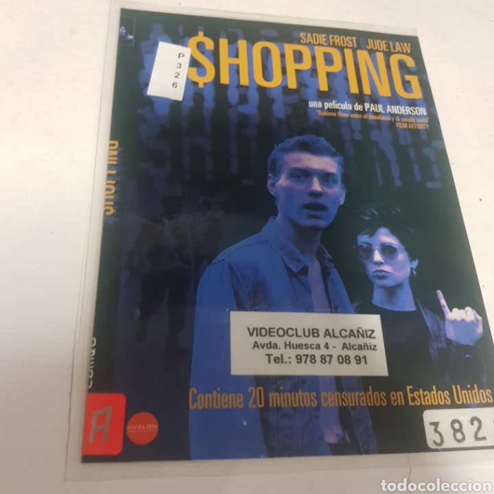 Cin&eacute;ma: PL 326 shopping -DVD VIDEOCLUB PLASTIFICADO SIN CAJA