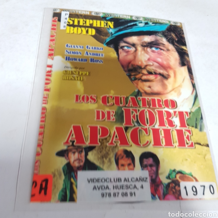 Cine: PL 408 los cuatro de Fort Apache-DVD VIDEOCLUB PLASTIFICADO SIN CAJA