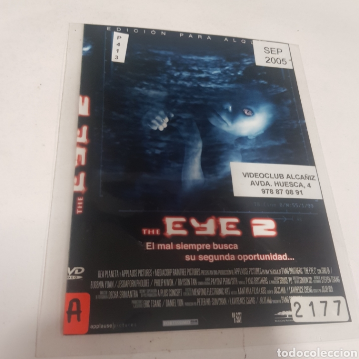 Kino: PL 413 the eye 2-DVD VIDEOCLUB PLASTIFICADO SIN CAJA