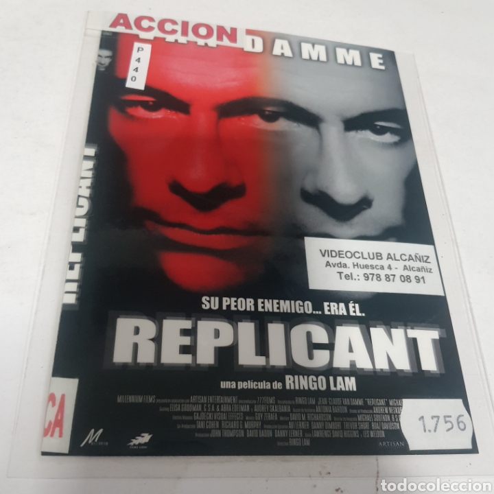 Cine: PL 440 r&eacute;plicant -DVD VIDEOCLUB PLASTIFICADO SIN CAJA