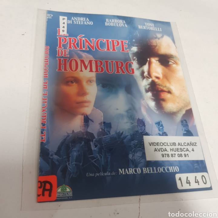 Kino: PL 449 el pr&iacute;ncipe de hombourg -DVD VIDEOCLUB PLASTIFICADO SIN CAJA