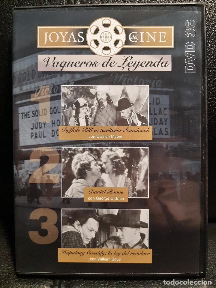 Cine: BUFFALO BILL EN TERRITORIO TOMAHAWK - DANIEL BOONE - HOPALONG CASSIDY - DVD
