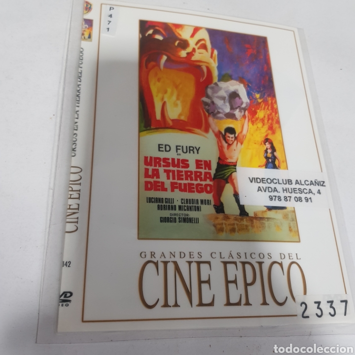 Cine: PL 471 Ursus en la Tierra del Fuego -DVD VIDEOCLUB PLASTIFICADO SIN CAJA MUCHO USO
