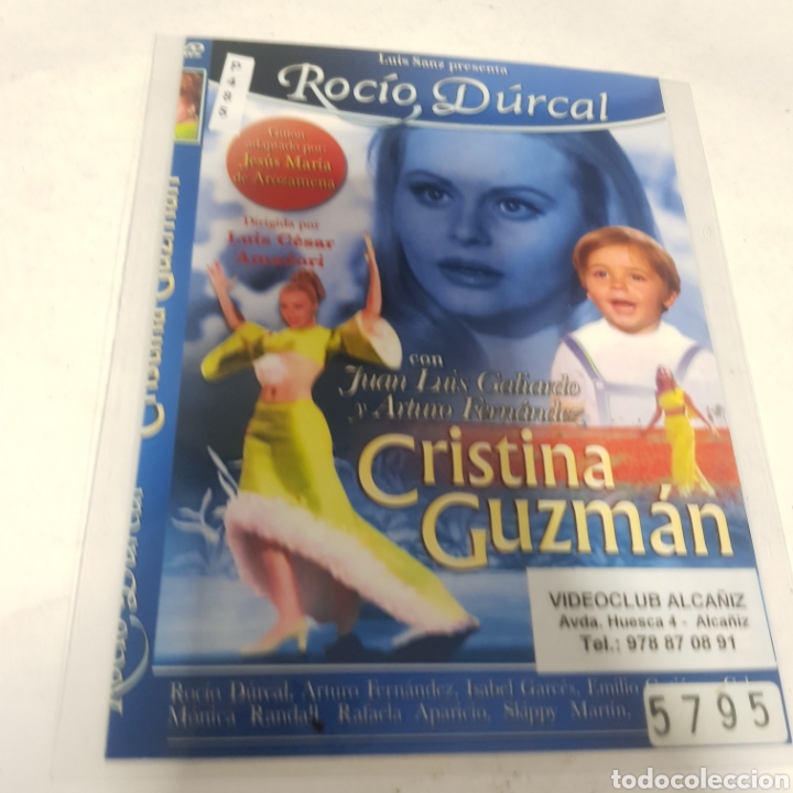 Cinema: PL 485 Cristina Guzm&aacute;n -DVD VIDEOCLUB PLASTIFICADO SIN CAJA MUCHO USO
