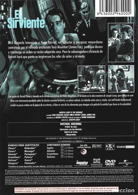 Cine: EL SIRVIENTE DIRK BOGARDE - Foto 2