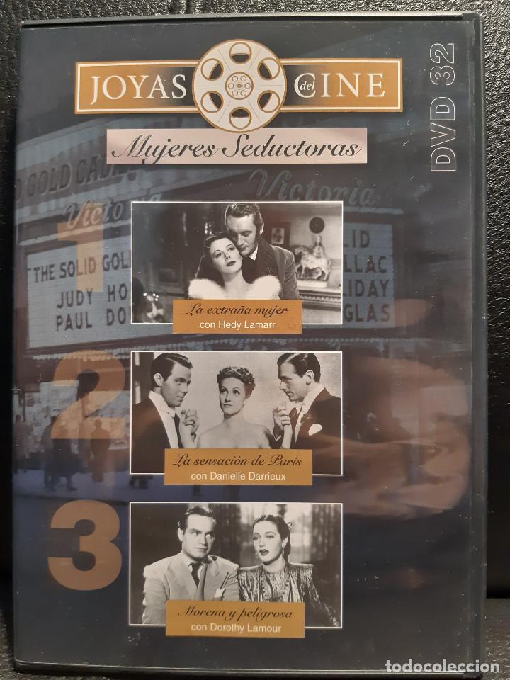 Cine: LA EXTRA&Ntilde;A MUJER - LA SENSACION DE PARIS - MORENA Y PELIGROSA - DVD - EXCELENTE