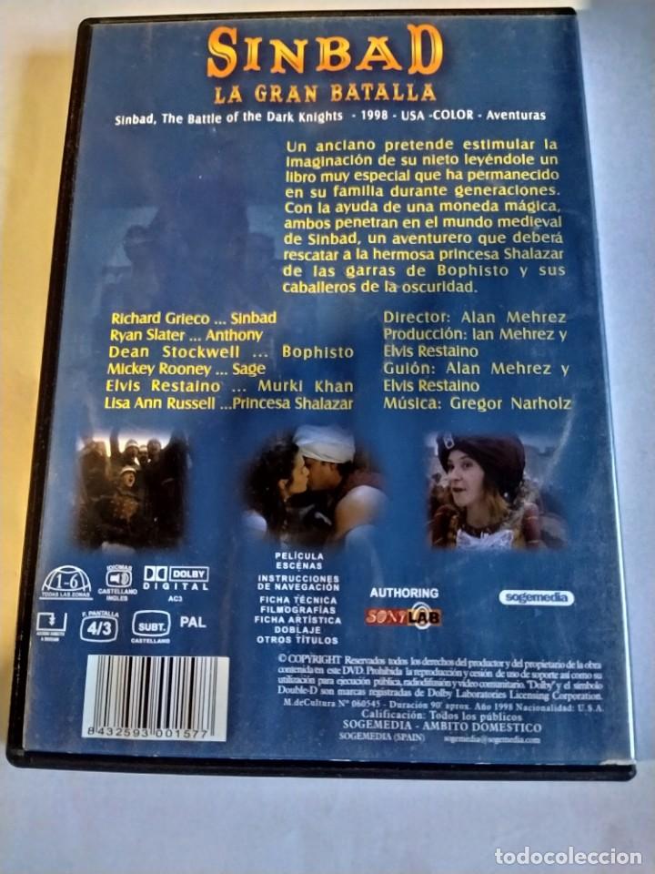 Cine: SINBAD - LA GRAN BATALLA - DVD - Foto 2