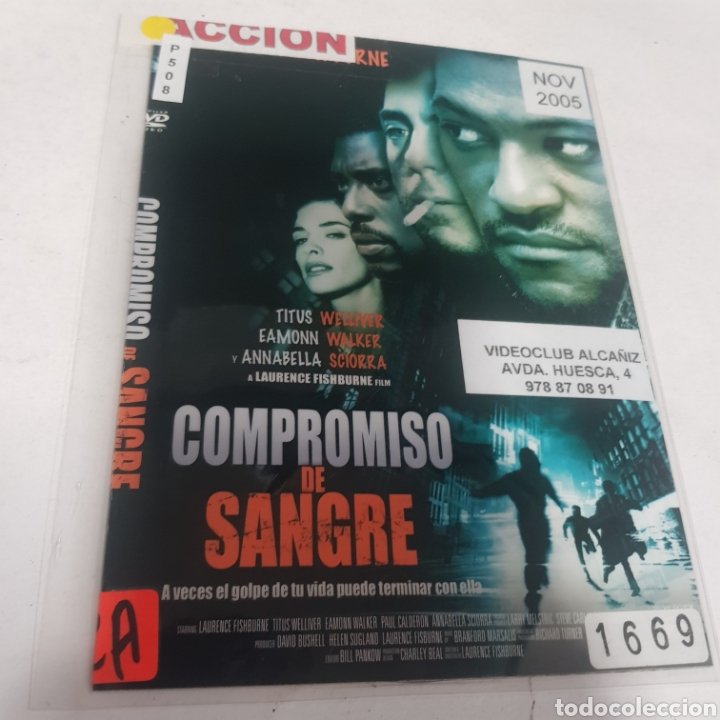 Kino: PL 508 compromiso de sangre -DVD PLASTIFICADO SIN CAJA MUCHO USO