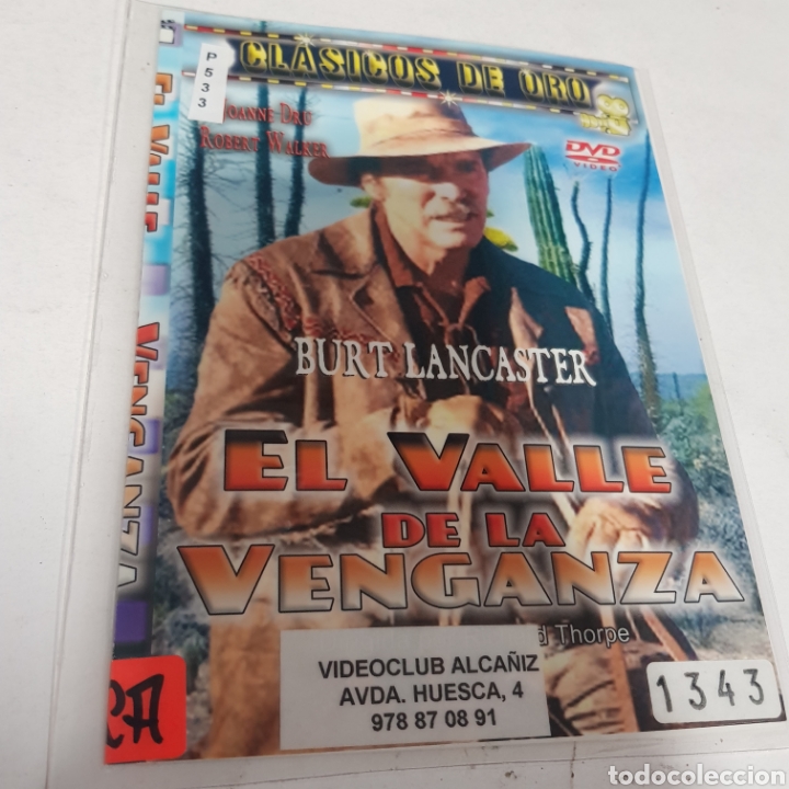 Cine: PL 533 el valle de la venganza -DVD PLASTIFICADO SIN CAJA MUCHO USO