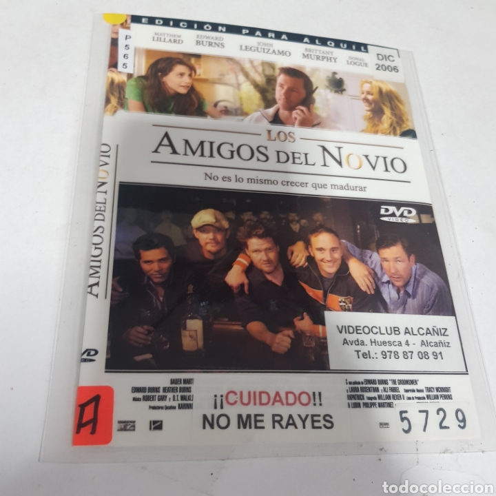 Cine: PL 565 los amigos del novio -DVD PLASTIFICADO SIN CAJA MUCHO USO