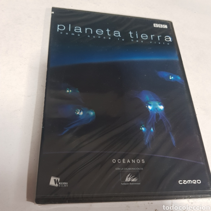 Cine: DVS25 planeta Tierra oc&eacute;anos -DVD SEGUNDAMANO TAPA FINA