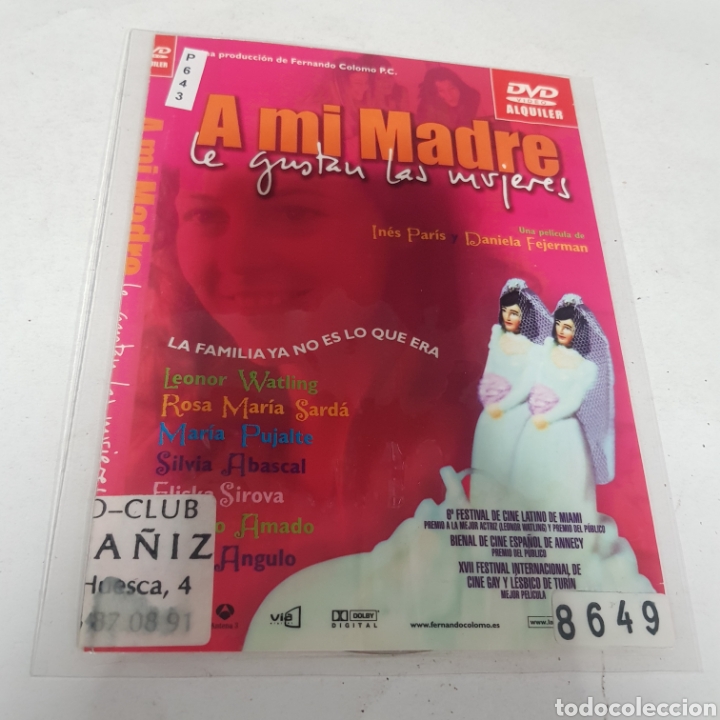 Cinema: PL 643 a mi madre -DVD PLASTIFICADO SIN CAJA