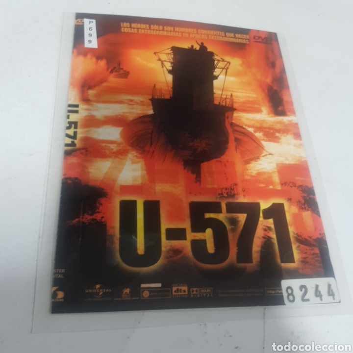 Cine: PL 699 U-571 -DVD PLASTIFICADO SIN CAJA MUCHO USO
