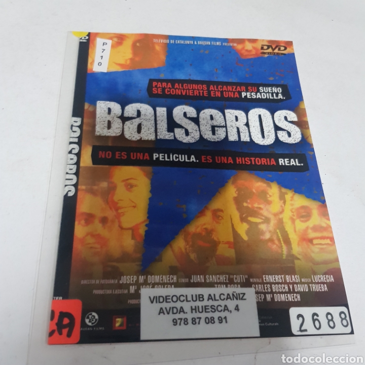Kino: PL 710 balseros -DVD PLASTIFICADO SIN CAJA MUCHO USO