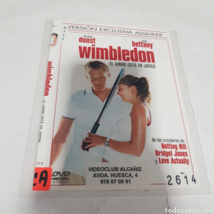 Cinema: PL 711 Wimbledon -DVD PLASTIFICADO SIN CAJA MUCHO USO