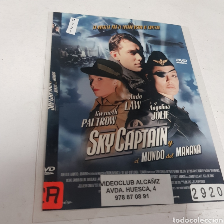 Cinema: PL 727 Sky captain -DVD PLASTIFICADO SIN CAJA MUCHO USO